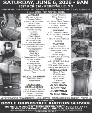 Doyle Grindstaff Auction Service
