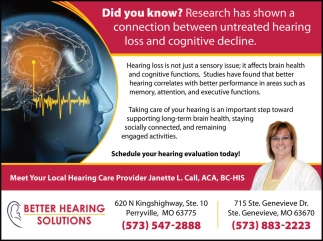 Better Hearing Solutions