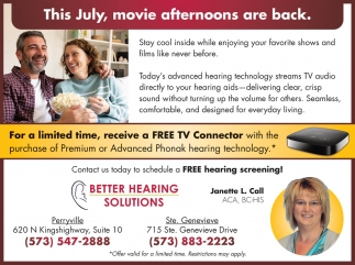Better Hearing Solutions