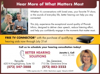 Better Hearing Solutions