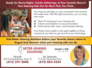 Better Hearing Solutions