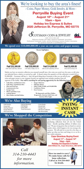 Scotsman Coin & Jewelry