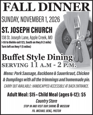 St. Joseph Church - Apple Creek