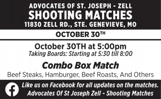 Advocates of St. Joseph - Zell Shooting Matches (October 30, 2026)