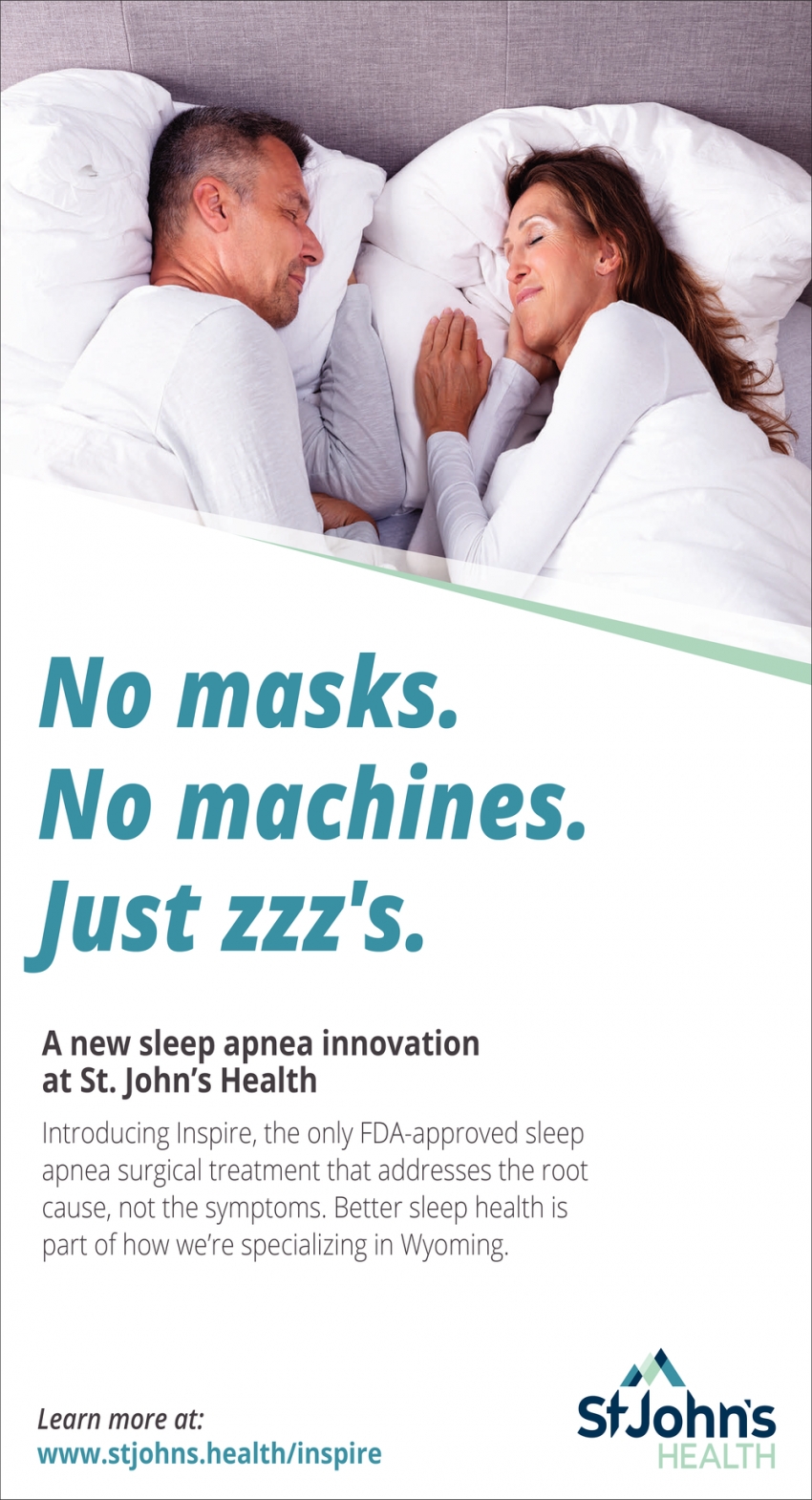 No Masks. No Machines. Just ZZZ's