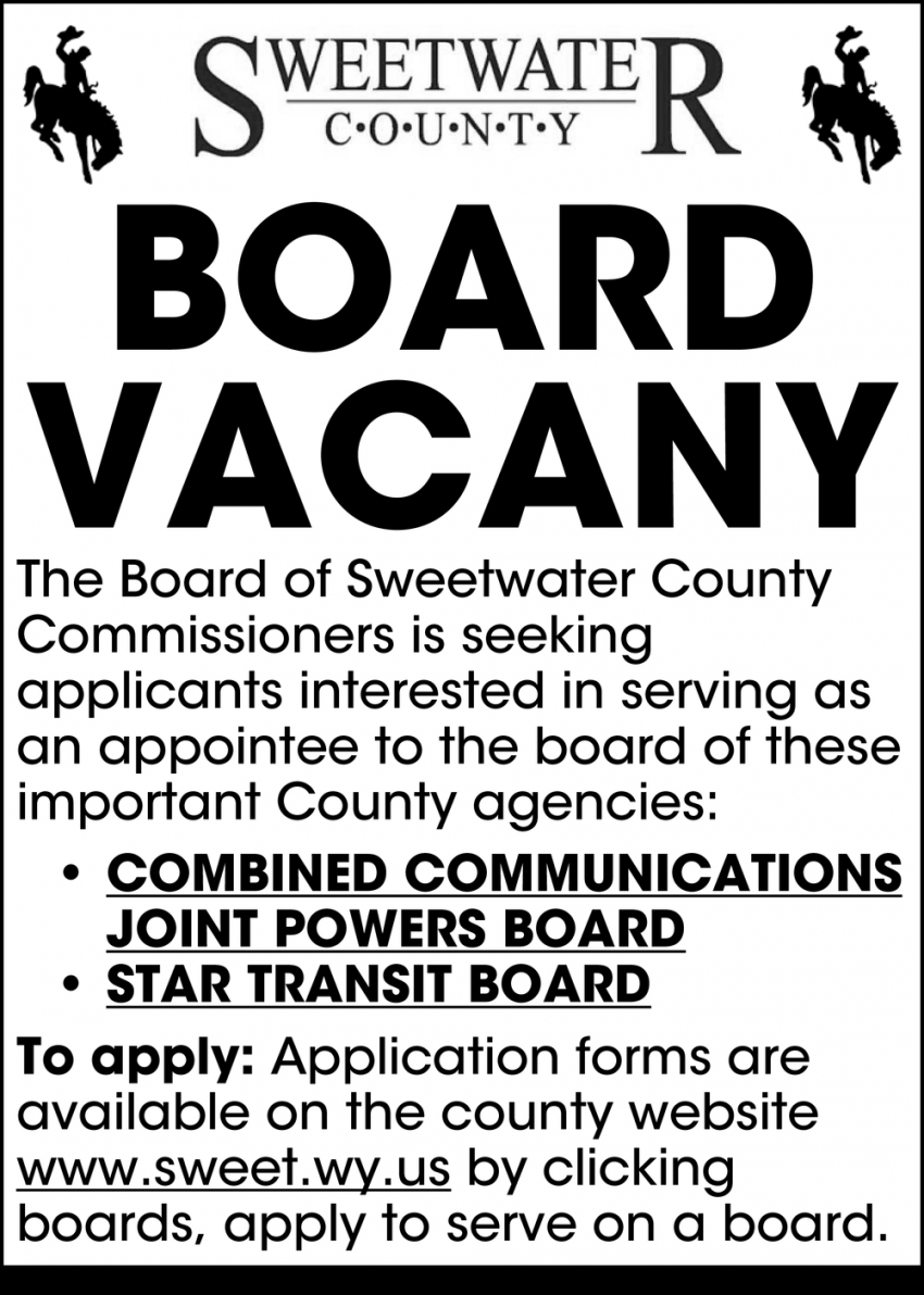 Board Vacancy