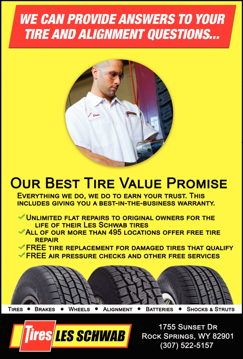 Our Best Tire Value Promise