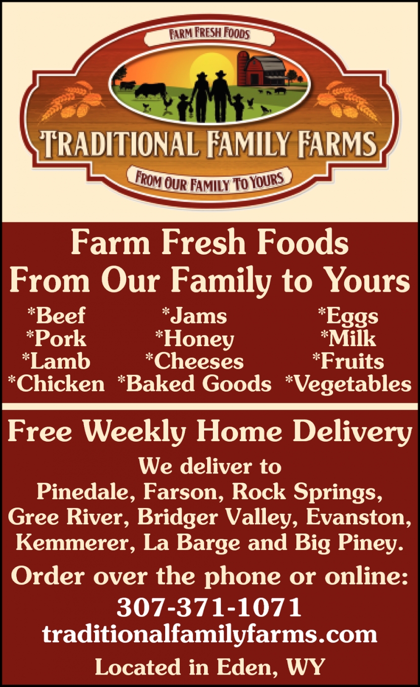 Farm Fresh Foods From Our Family To Yours