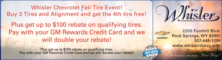 Fall Tire Event!