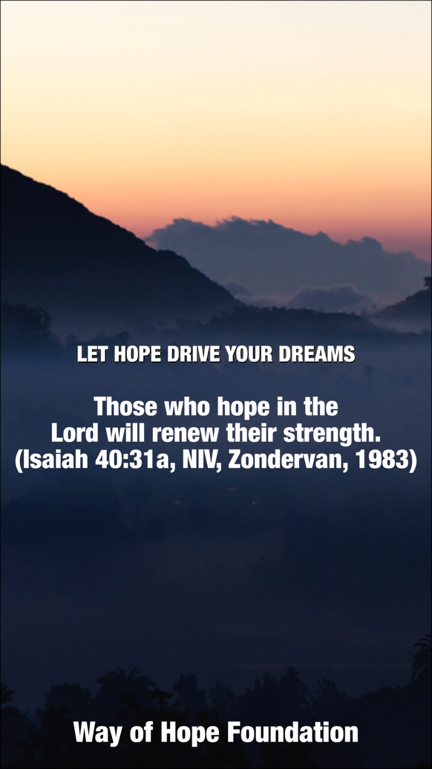 Let Hope Drive Your Dreams