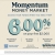 Momentum Money Market - 6.00 % APY on Your Firs $2000