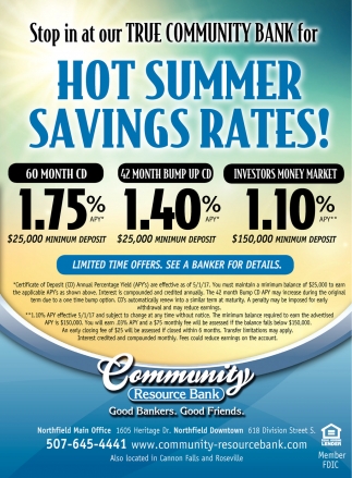 cd rates united community bank summersville wv