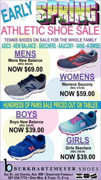 Early Spring Athletic Shoe Sale 