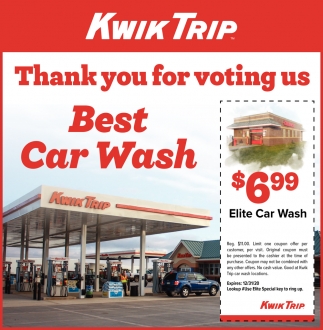kwik trip car wash day