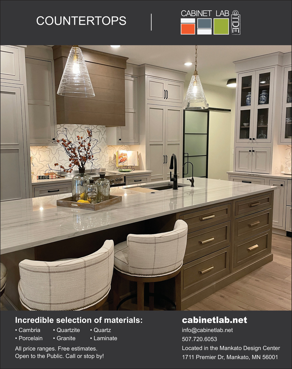 Countertops, Cabinet Lab - Mankato Design Center, Mankato, MN