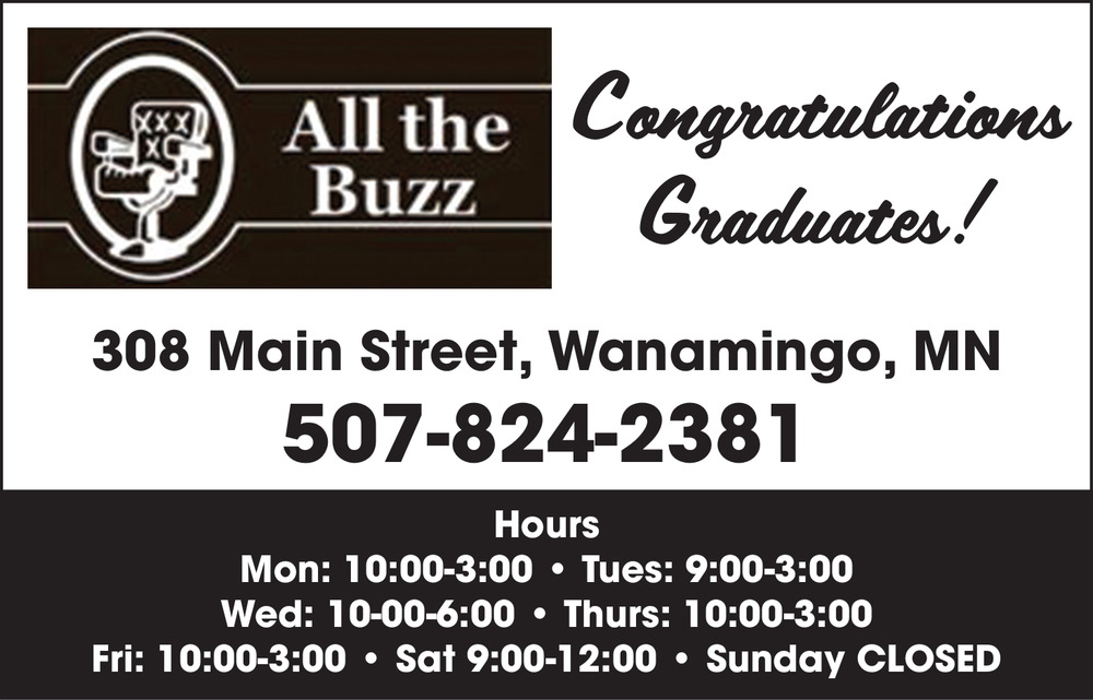 Congratulations Graduates!, All The Buzz Salon & Spa, Wanamingo, MN