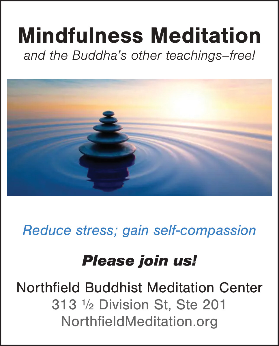 Mindfulness Mediation, Northfield Buddhist Meditation Center, Northfield, MN
