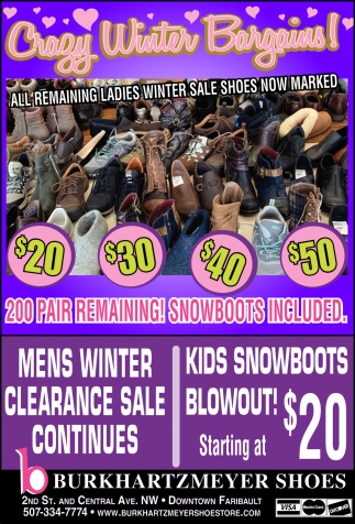Mens Winter Clearance Continues