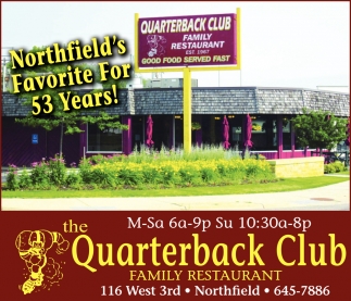 Northfield's Favorite for 53 Years
