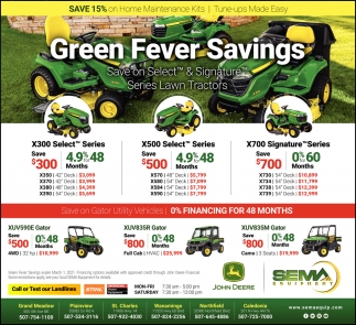 Green Fever Savings