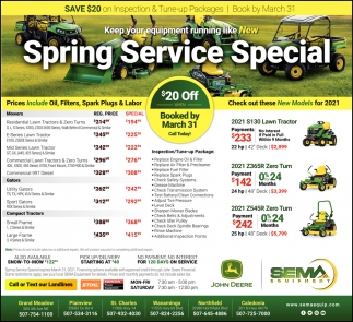 Spring Service Special