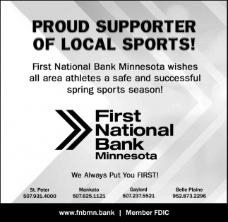 Proud Supporter of Local Sports!