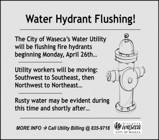Water Hydrant Flushing