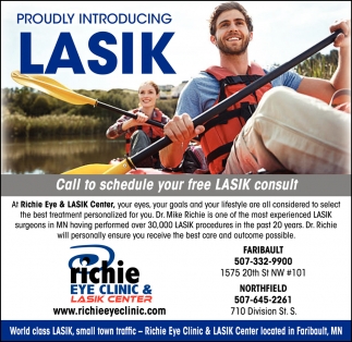 Proudly Introducing Lasik