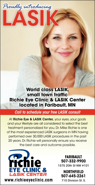 Proudly Introducing Lasik