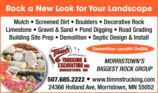 Rick a New Look for Your Landscape