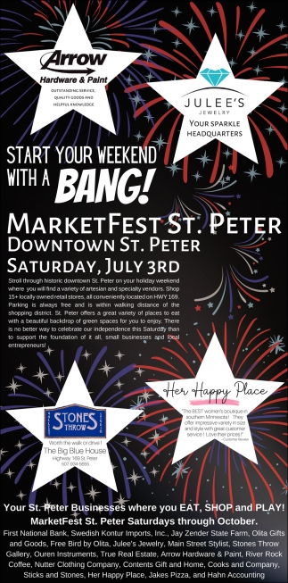 Join Us In Downtown St. Peter