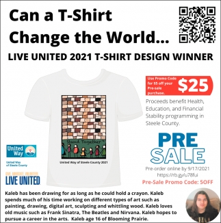 Live United 2021 T-Shirt Design Winner