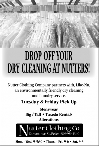 Drop Off Your Dry Cleaning 