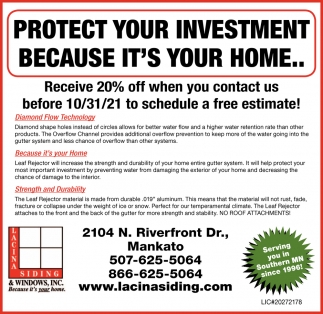 Protect Your Investment Because It's Your Home