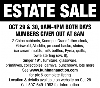 Estate Sale
