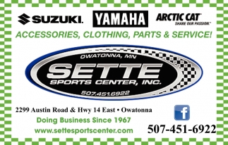 Accessories, Clothing, Parts & Service!