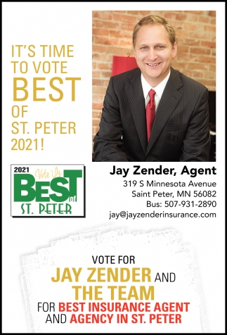 It's Time To Vote Best Of St. Peter 2021!