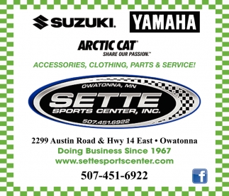 Accessories, Clothing, Parts & Service!