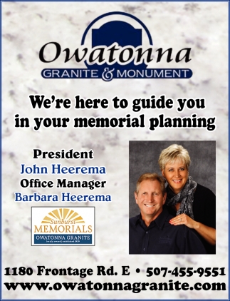 We're Here To Guide You In Your Memorial Planning