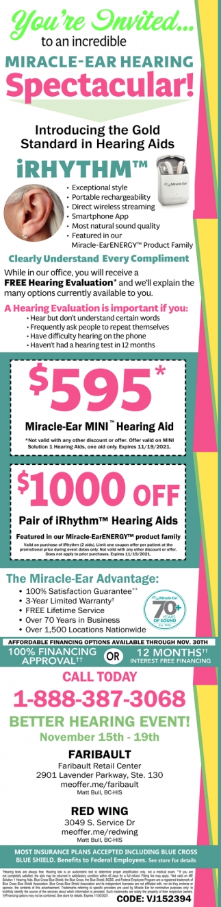 Miracle-Ear Hearing Spectacular