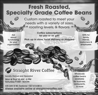 Fresh Roasted, Speciality Grade Coffee Beans