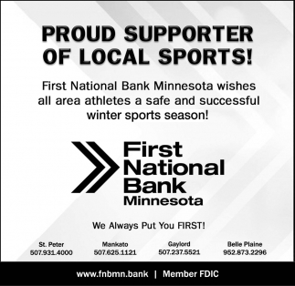 Proud Supporter Of Local Sports!