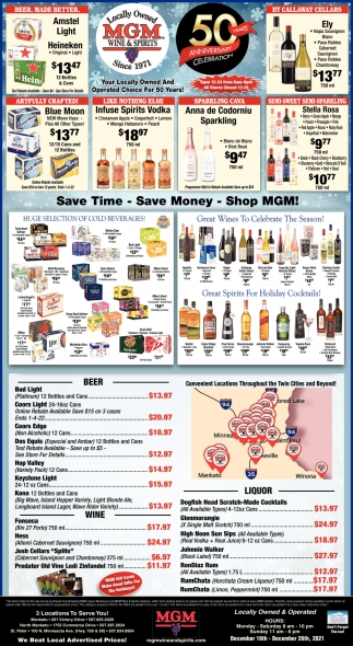 Save Time - Save Money - Shop MGM
