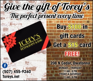 Give The Gift of Torey's