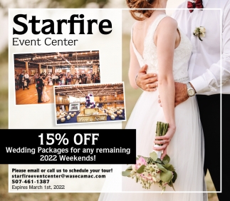 15% Off Wedding Packages 