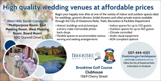 High Quality Wedding Venues at Affordable Prices