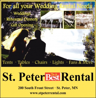 For All Your Weeding Rental Needs