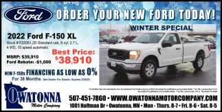 Order Your New Ford Today!