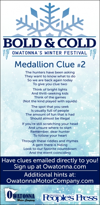 Medallion Clue #2