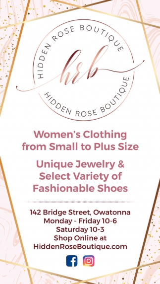 Women's Clothing From Small to Plus Size